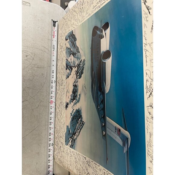 Vintage Original Boeing YC-14 STOL Tactical Transport Airplane Air Force Poster - Picture 4 of 7